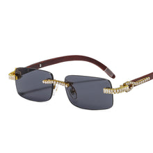 Load image into Gallery viewer, Melo - Dark Rectangle Sunglasses - Dani Joh Eyewear