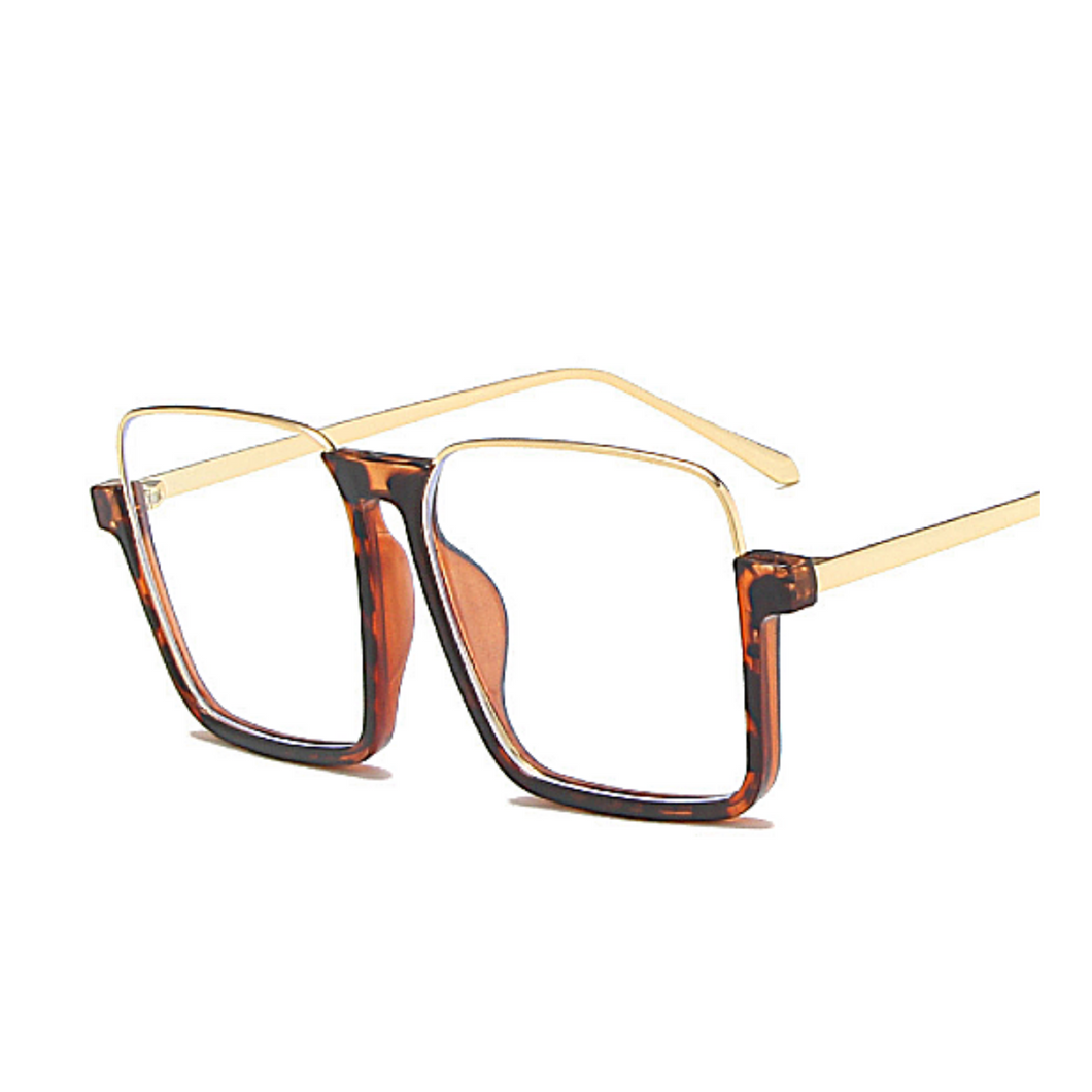 Mula - Square Frame Clear Lens Sunglasses-Eyeglasses-Dani Joh-Dani Joh