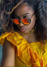 Load image into Gallery viewer, Nix - Black &amp; Gold Sunglasses - Dani Joh Eyewear