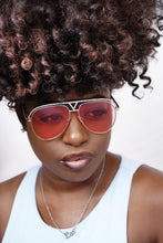 Load image into Gallery viewer, Party - Pink Aviator Sunglasses-Sunglasses-Dani Joh-Dani Joh