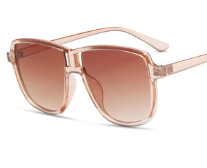 Pleasure - Brown Square Sunglasses - Dani Joh Eyewear