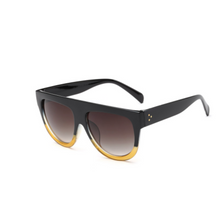 Load image into Gallery viewer, Point - Black Flat Top Sunglasses-Sunglasses-Dani Joh-Dani Joh