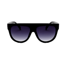 Load image into Gallery viewer, Point - Black Flat Top Sunglasses-Sunglasses-Dani Joh-Black-Dani Joh