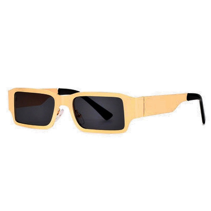 Praise - Gold Rectangle Sunglasses - Dani Joh