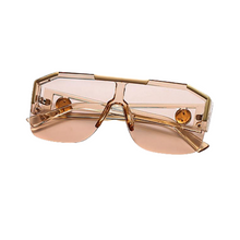 Load image into Gallery viewer, Prosecco - Square Frame Sunglasses-Sunglasses-Dani Joh-Dani Joh