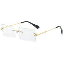 Load image into Gallery viewer, Rebel - Rectangle Rimless Eyeglasses-Eyeglasses-Dani Joh-Dani Joh