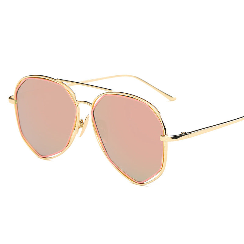 Rosé - Polarized Ombre Aviator Sunglasses - Dani Joh