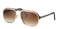 Load image into Gallery viewer, Rude Boy - Brown and Gold Sunglasses - Dani Joh