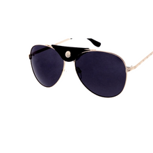 Load image into Gallery viewer, Snapped - Vegan Leather Aviator Sunglasses-Sunglasses-Dani Joh-Dani Joh