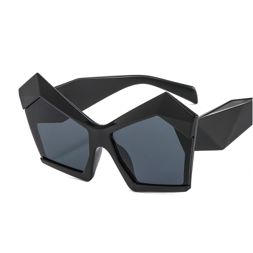Swan - Luxury Oversized Black Sunglasses - Dani Joh