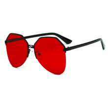 Load image into Gallery viewer, Tina - Red Rimless Sunglasses-Sunglasses-Dani Joh-Dani Joh