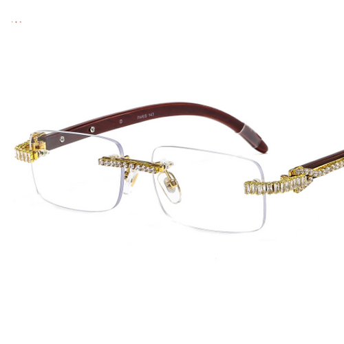 Trina - Clear Rectangle glasses - Dani Joh Eyewear