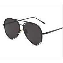 Load image into Gallery viewer, Wade - Black Aviator Sunglasses-Sunglasses-Dani Joh-Dani Joh