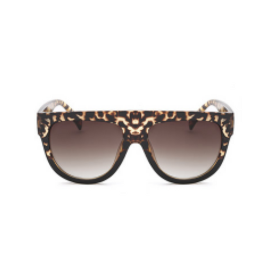 Worth - Cheetah Flat Top Sunglasses-Sunglasses-Dani Joh-Dani Joh