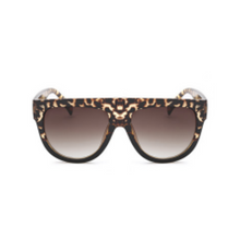 Load image into Gallery viewer, Worth - Cheetah Flat Top Sunglasses-Sunglasses-Dani Joh-Dani Joh