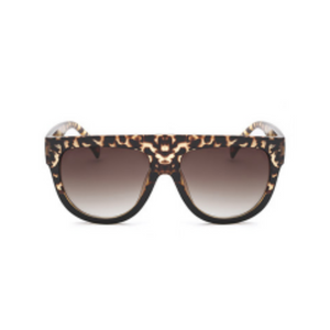 Worth - Cheetah Flat Top Sunglasses-Sunglasses-Dani Joh-Dani Joh